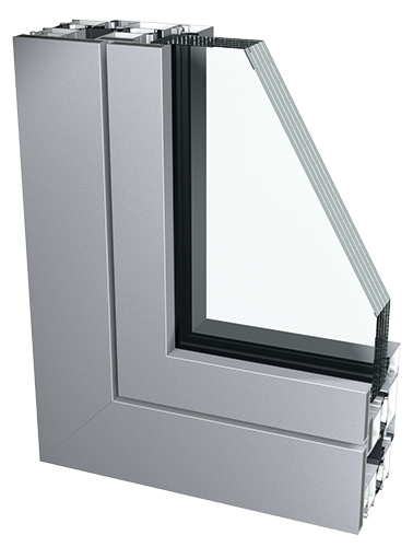 aluminium kogelwerend raam systeem geschikt voor ramen en deuren van gebouwen die hoge veiligheid vereisen