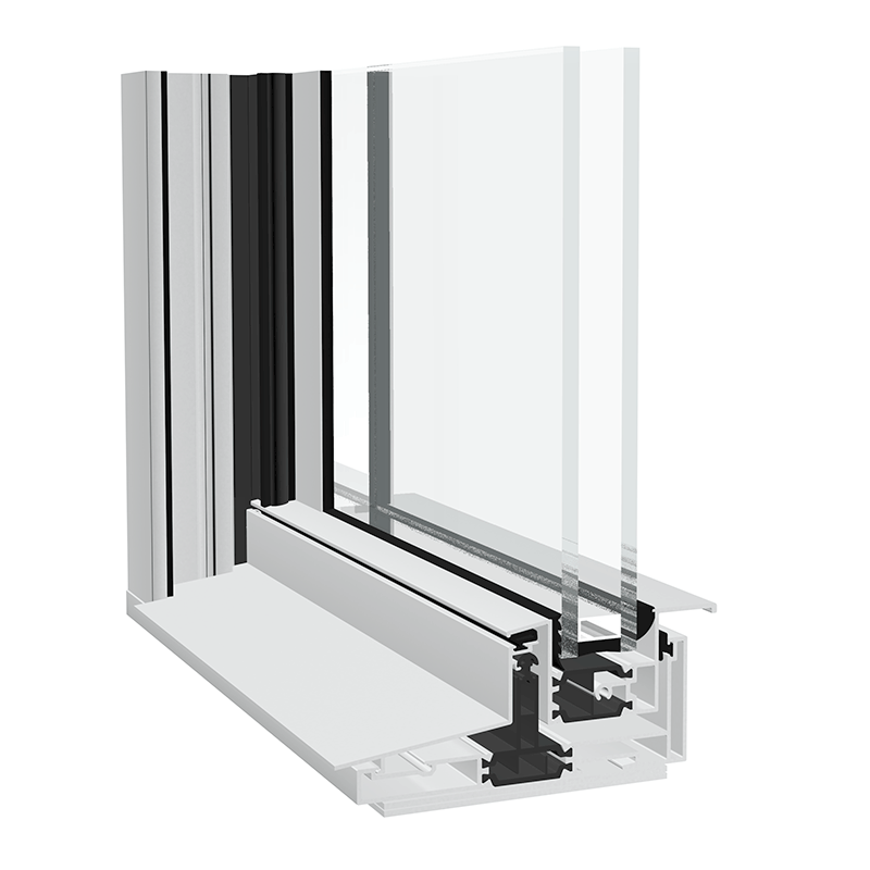 Aluminium window DualSLIDE Vertical Sliding